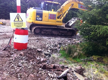 Crookedstane - - major water improvement works begin